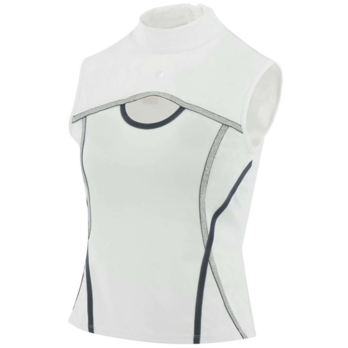 EQUITHÈME Wedstrijdshirt Puebla Women White / Grey