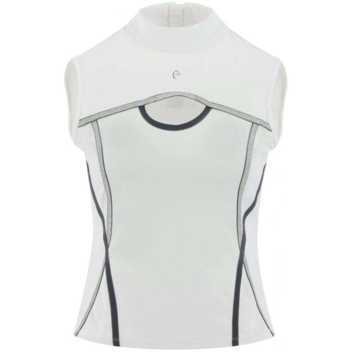 EQUITHÈME Wedstrijdshirt Puebla Women White / Grey