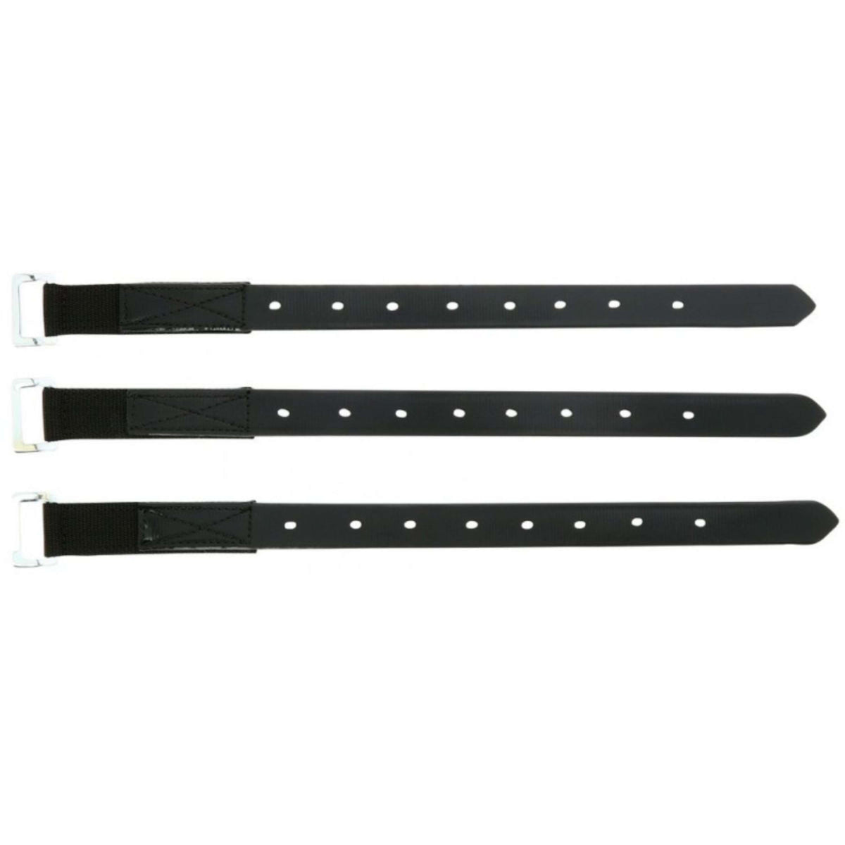 Eric Thomas Girth leathers Advance Set of 3 Black