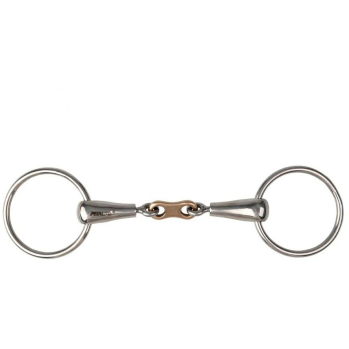 Metalab Loose Ring Snaffle Double Jointed Pinchless Bristol Copper