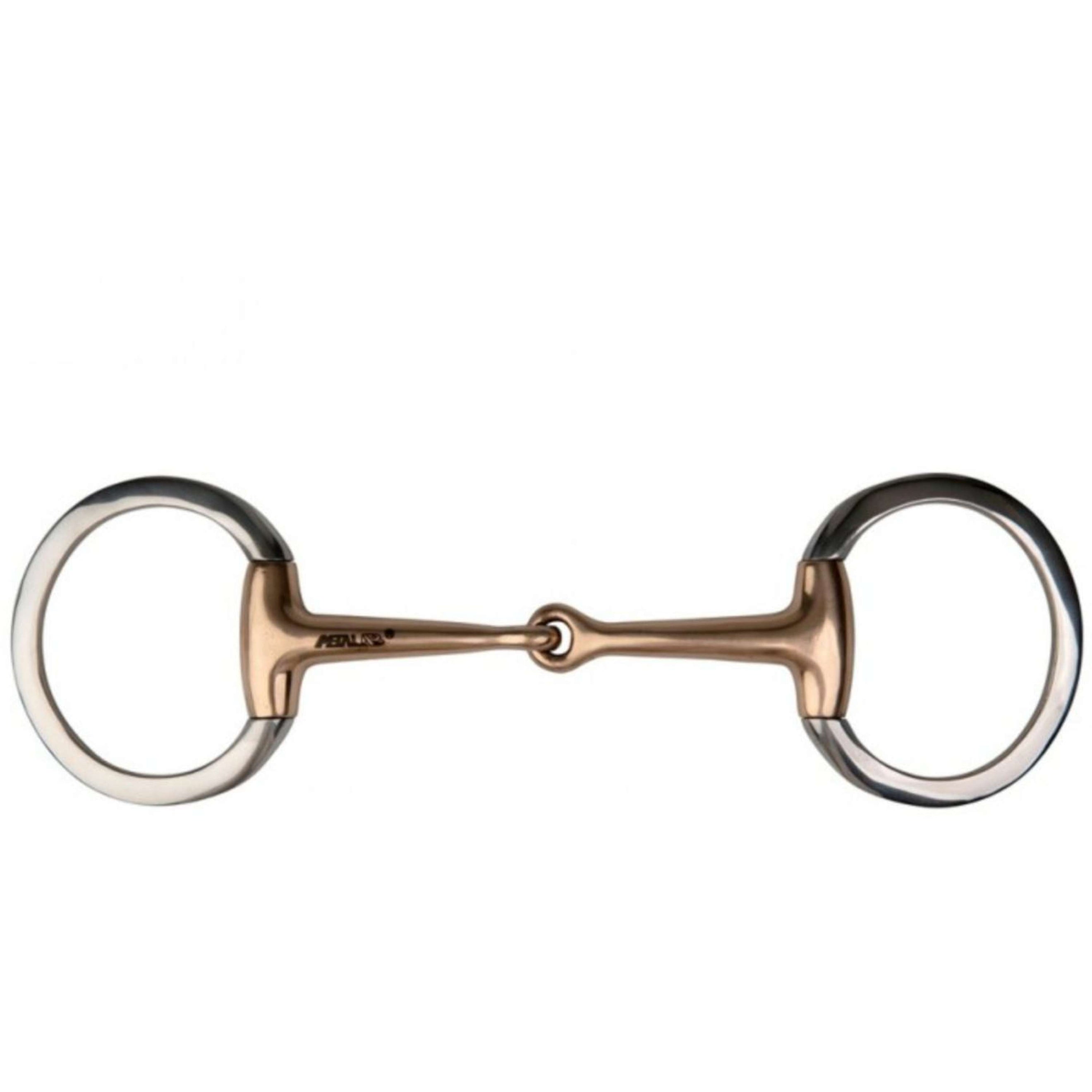 Metalab Eggbut Snaffle Jointed Cyprium 14mm Flat Rings