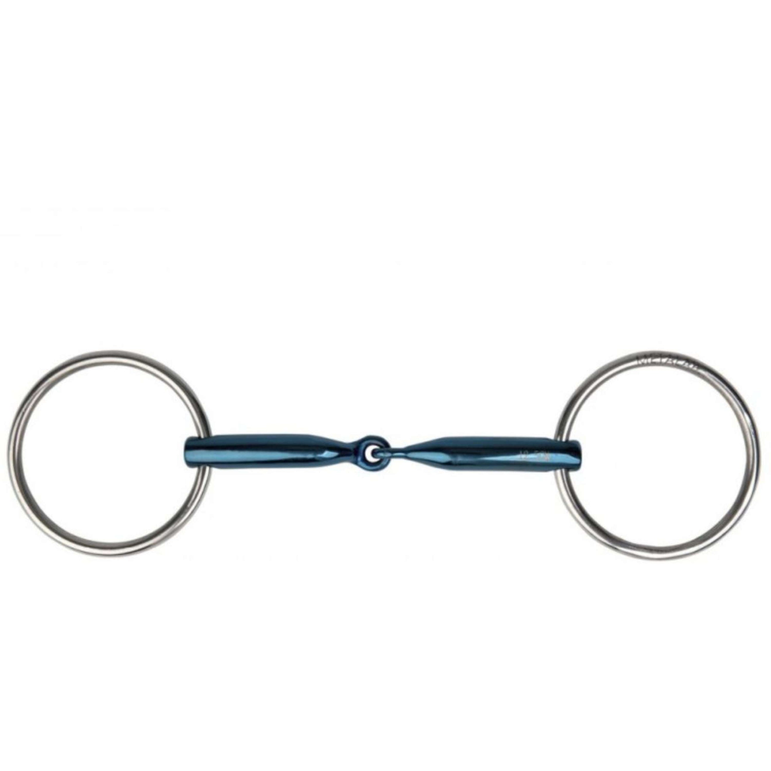 Metalab Loose Ring Snaffle Jointed Eco Blue