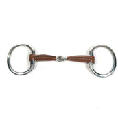 Metalab Eggbut Snaffle Jointed Leather