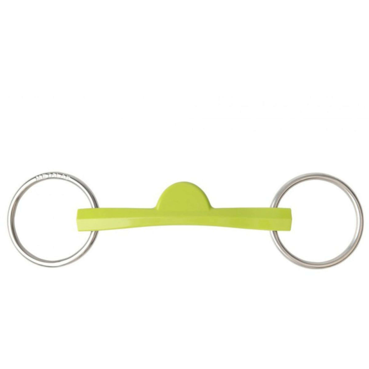 Metalab Solid Loose Ring Snaffle Flexi Soft with 1/2 spoon tongue keeper