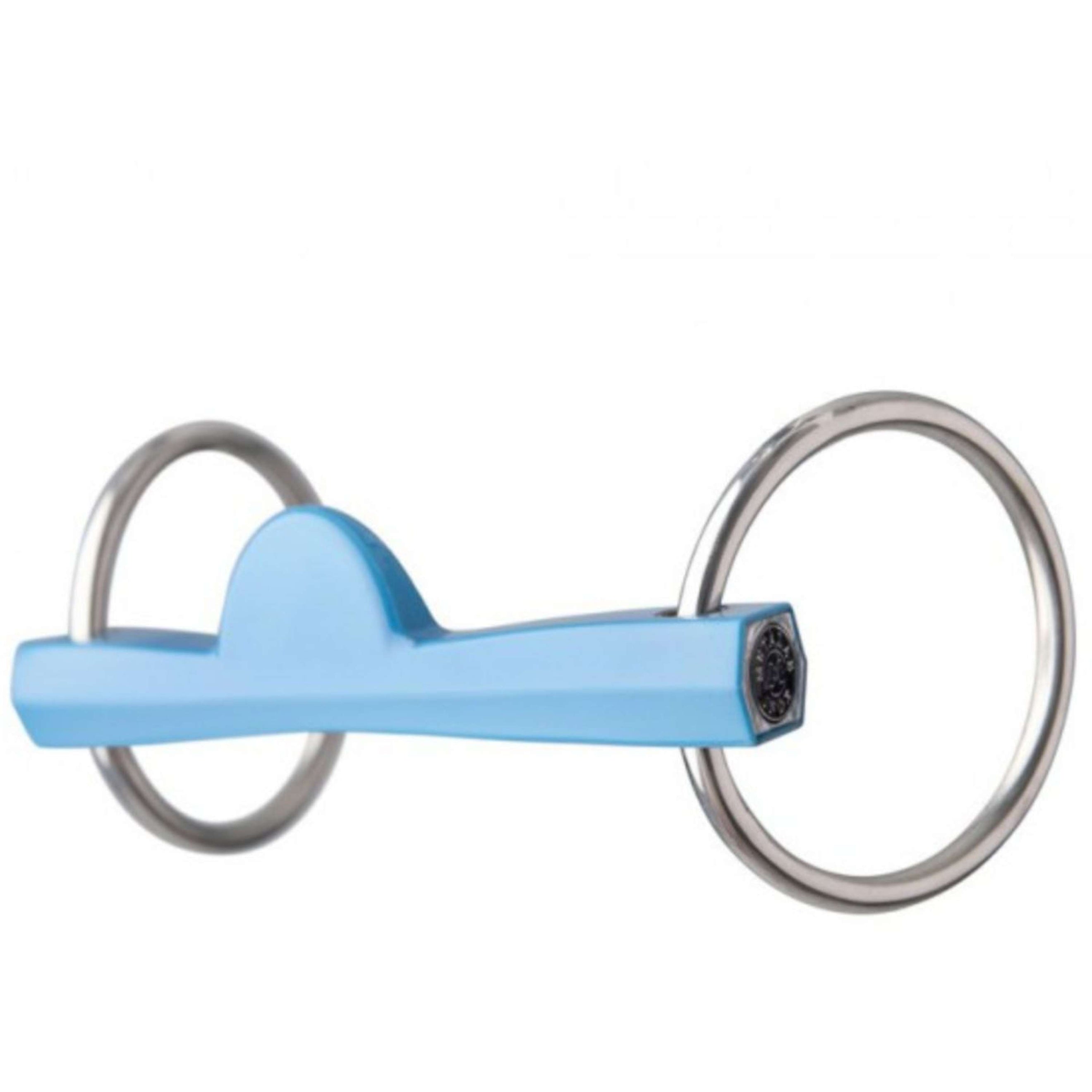 Metalab Solid Loose Ring Snaffle Flexi with 1/2 spoon tongue keeper