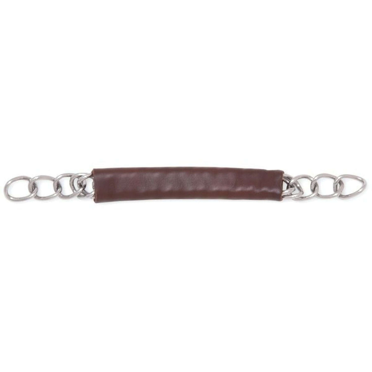 Metalab Curb Chain with Leather Havana