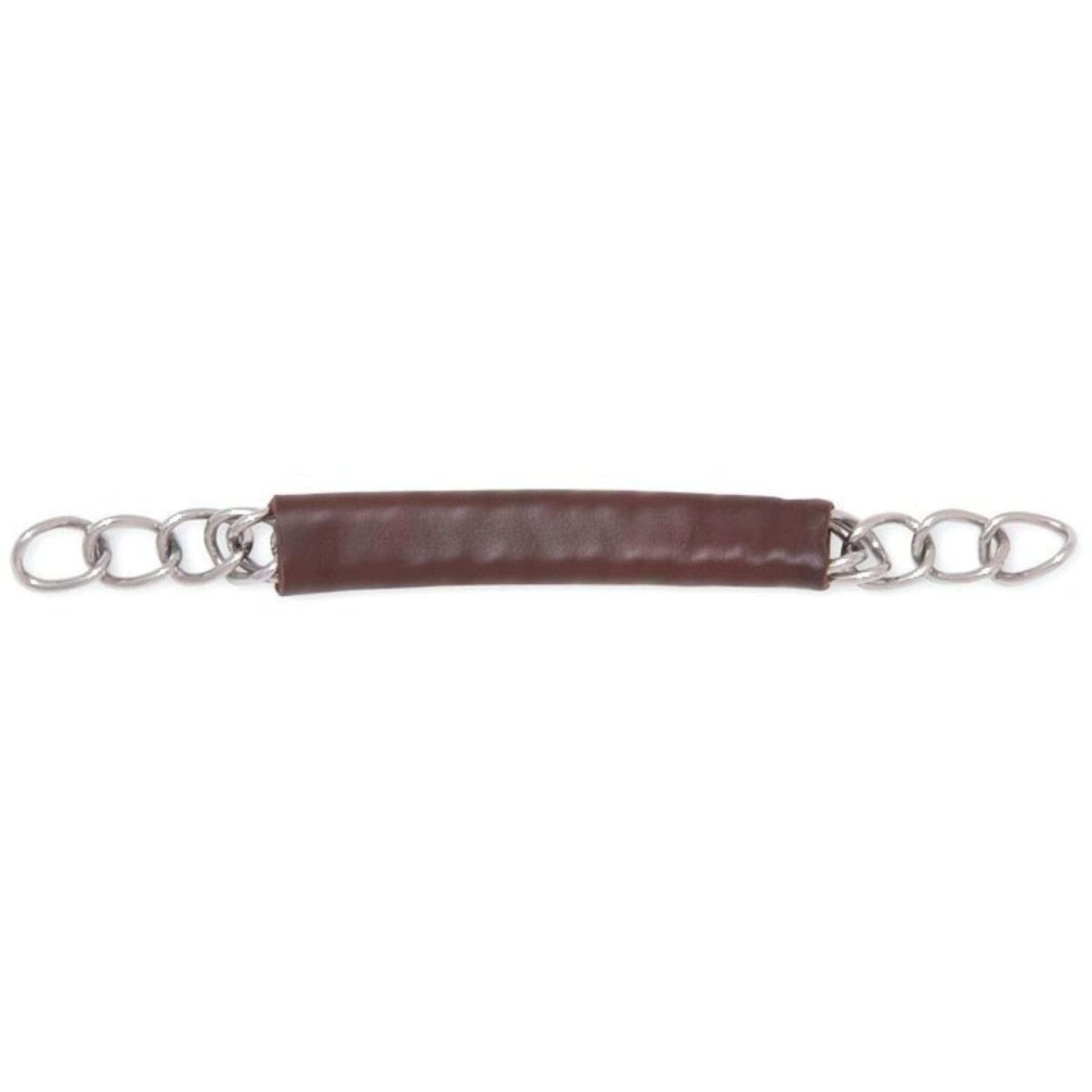 Metalab Curb Chain with Leather Havana Metalab Curb Chain with Leather Havana