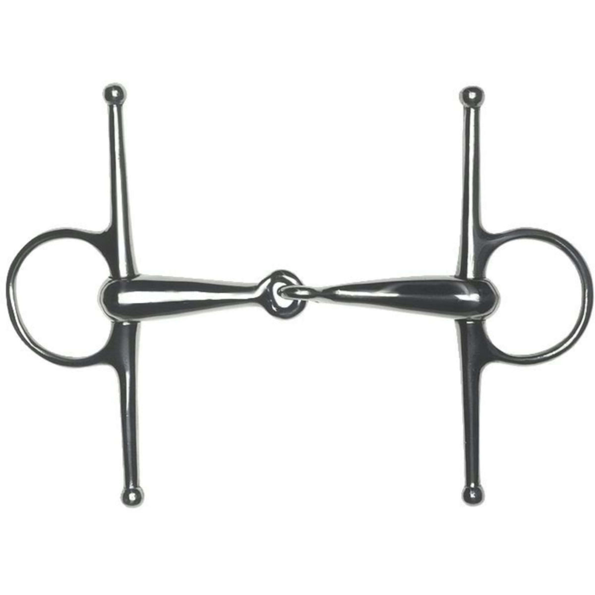 Metalab Full Cheek Eggbutt Snaffle 18mm Hollow