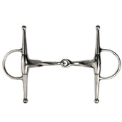 Metalab Full Cheek Eggbutt Snaffle 17mm Twisted