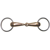 Metalab Loose Ring Snaffle Double Jointed 23mm Copper