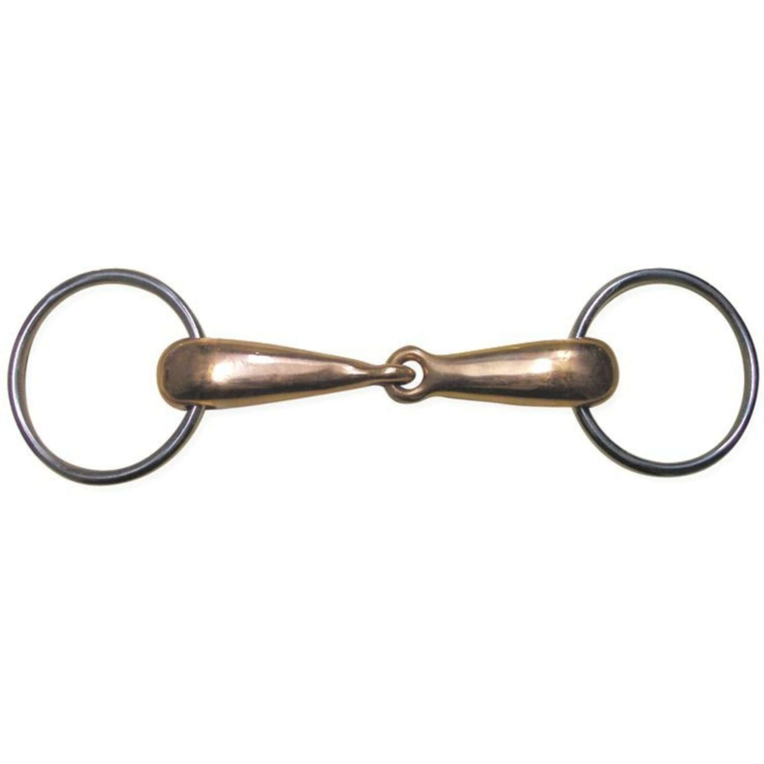 Metalab Loose Ring Snaffle Double Jointed 23mm Copper