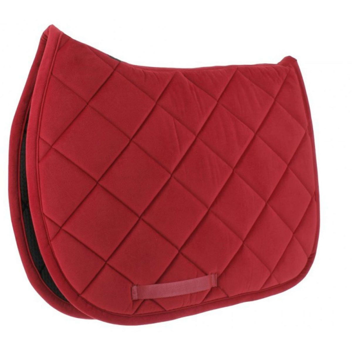 Paddock Saddlepad Velvet Corduroy Jumping Red