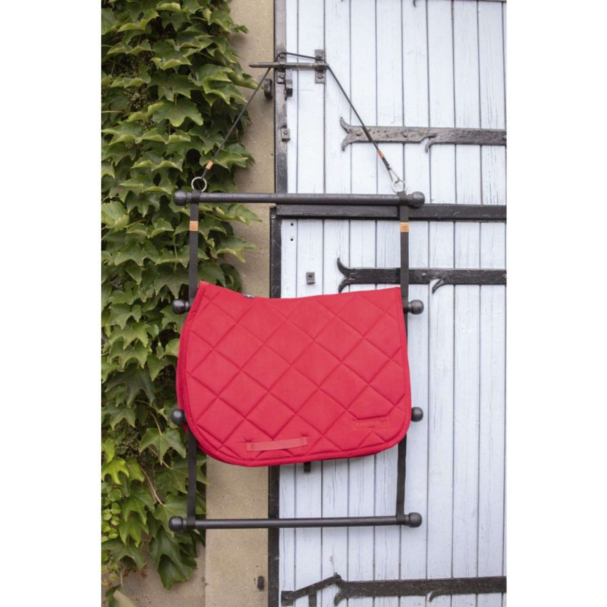 Paddock Saddlepad Velvet Corduroy Jumping Red