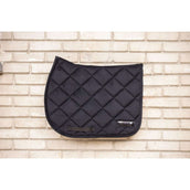 Paddock Saddlepad Velvet Corduroy Jumping Black