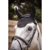 Paddock Ear Bonnet Pro Cotton Black