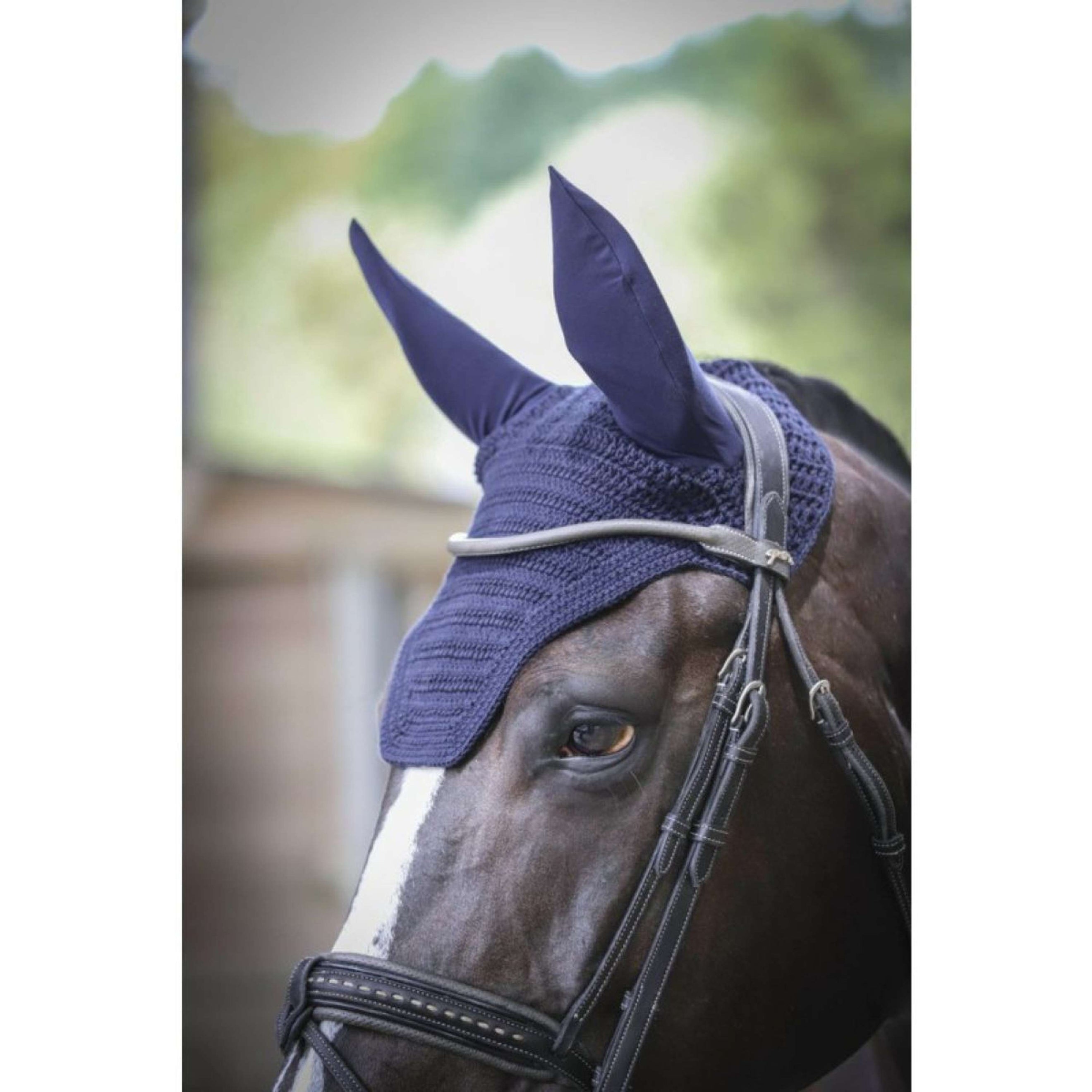 Paddock Ear Bonnet Pro Cotton Navy