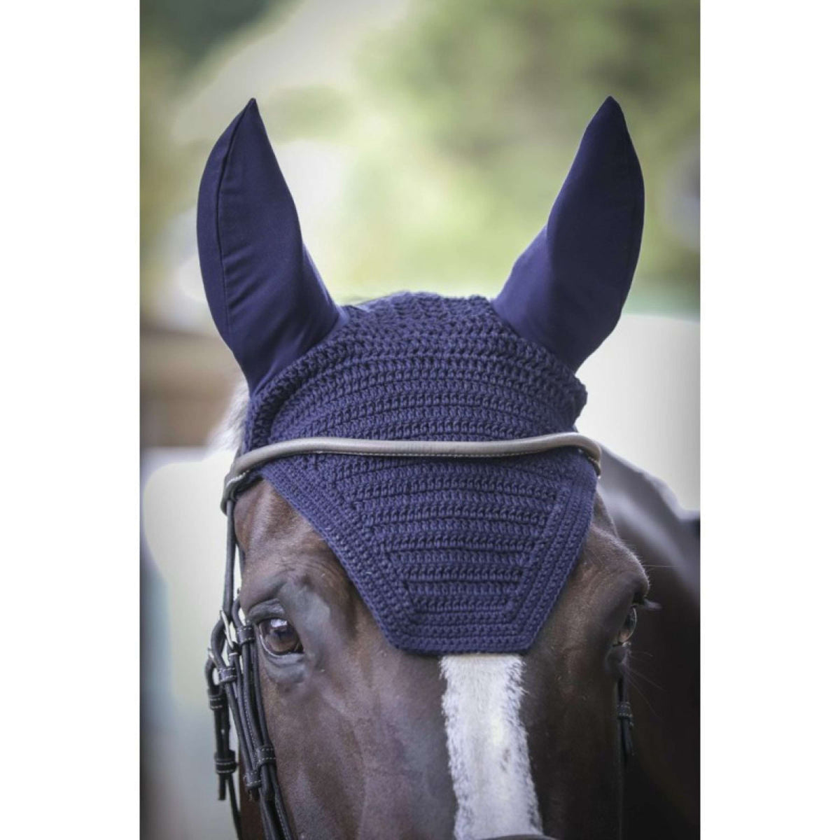 Paddock Ear Bonnet Pro Cotton Navy