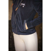 Pénélope Zip-Hoodie Emy Velvet Navy