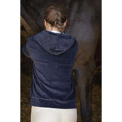 Pénélope Zip-Hoodie Emy Velvet Navy