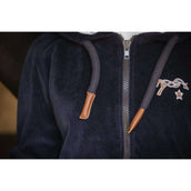 Pénélope Zip-Hoodie Emy Velvet Navy