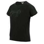 Pénélope T-Shirt Poppy Rhinestones Black