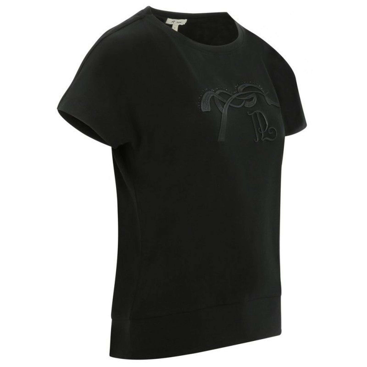 Pénélope T-Shirt Poppy Rhinestones Black