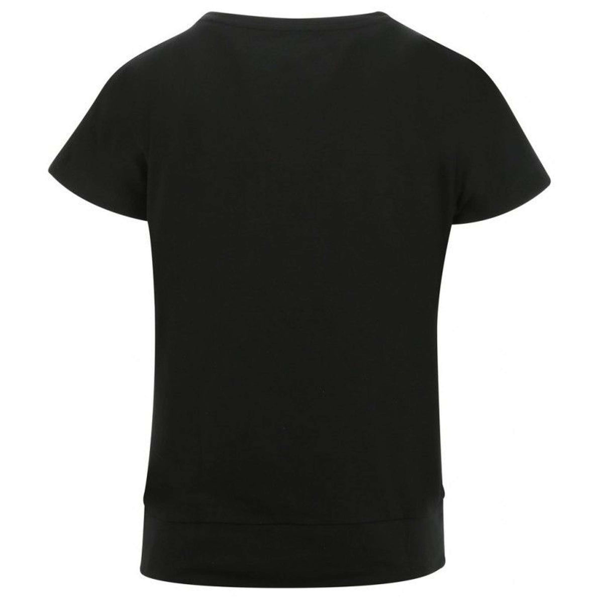 Pénélope T-Shirt Poppy Rhinestones Black