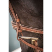 Pénélope Bridle Smoothie Pearl Cognac/Turquoise