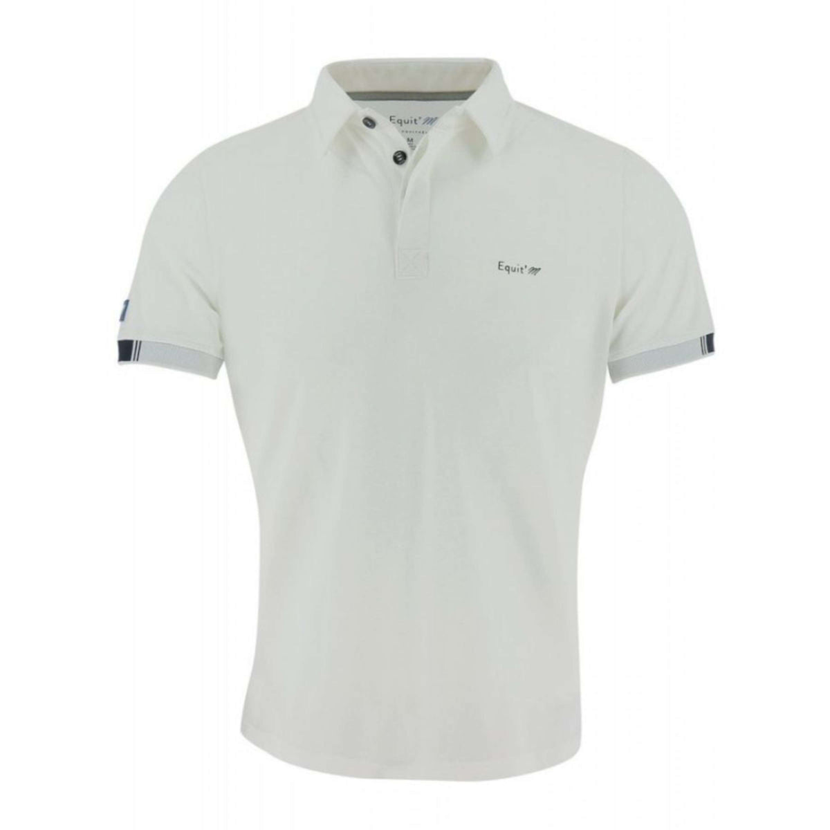 EQUITHÈME Polo Shirt Kentin Short Sleeves Men White