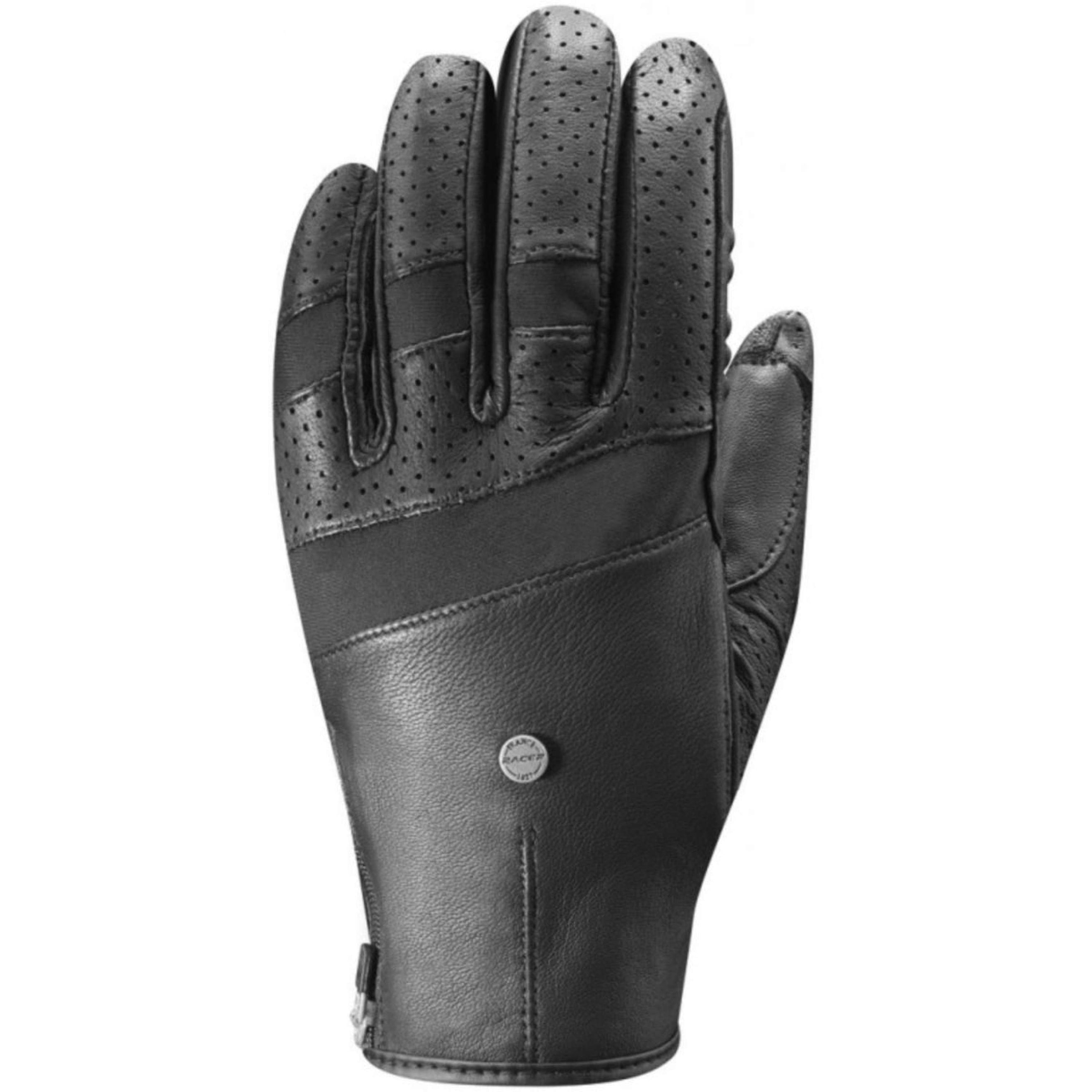 Racer Competition Riding Gloves Ambition Leather Black