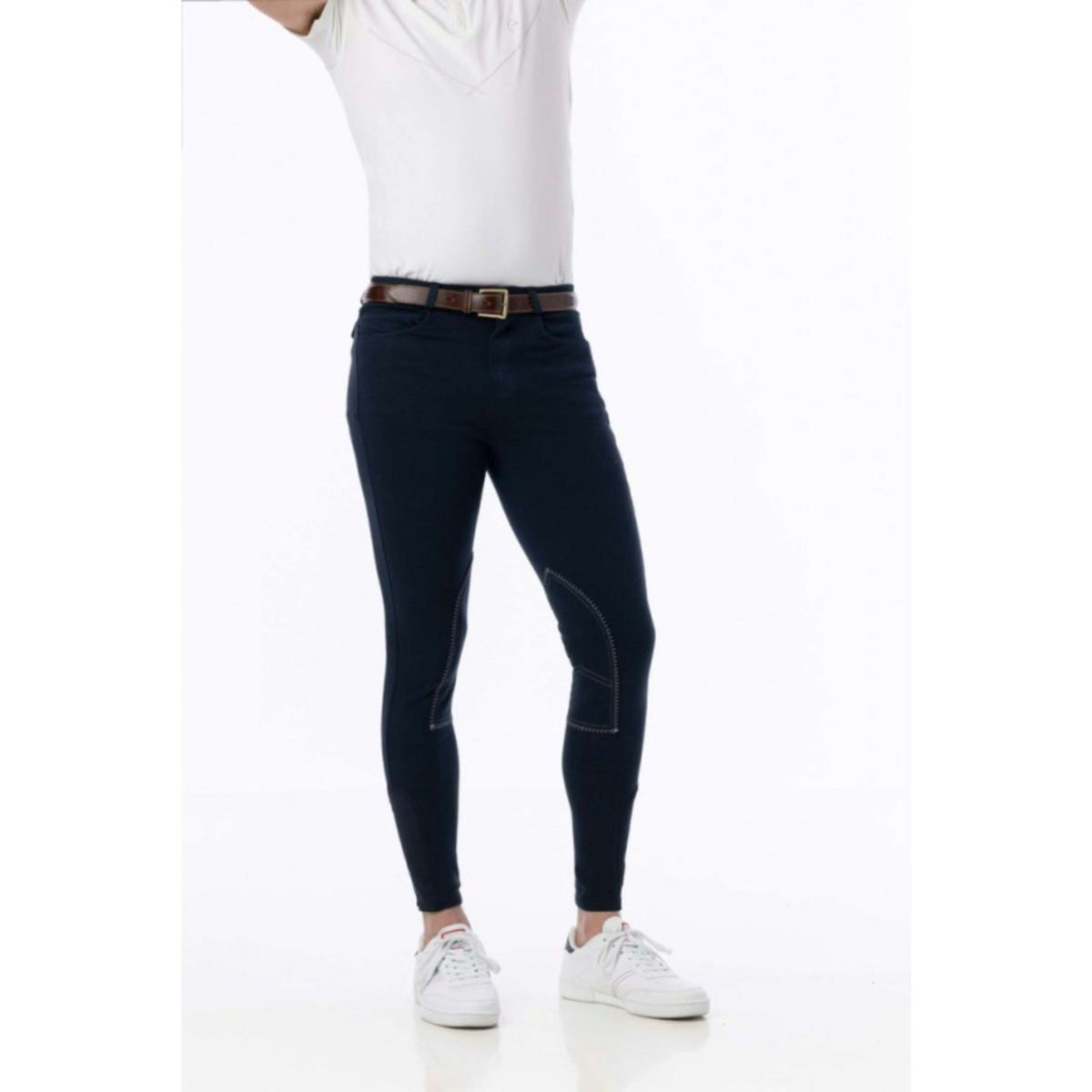 Riding World Breeches Lecaire Men Navy