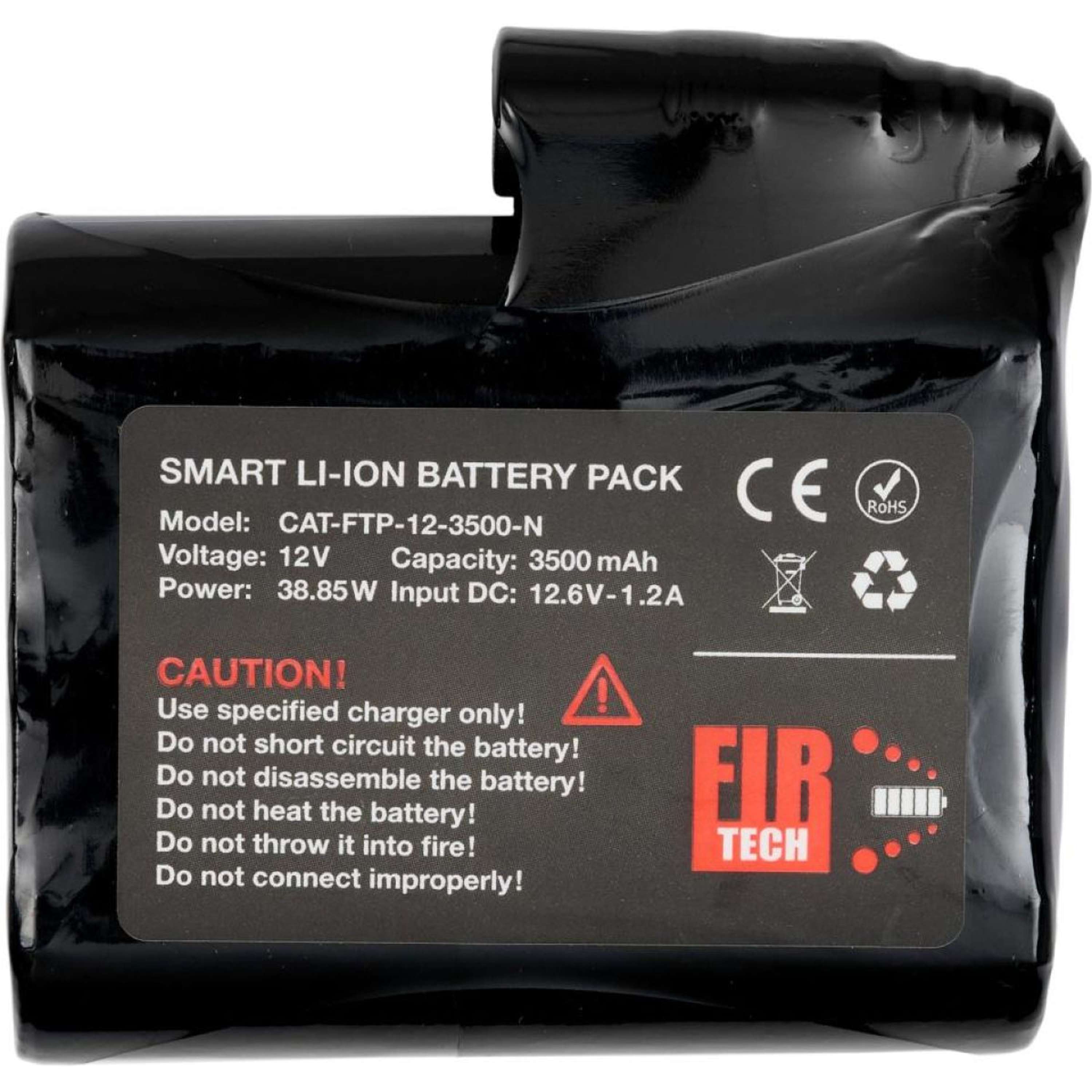 Catago Battery Fir-Tech Pro 12V 3500mAh Black