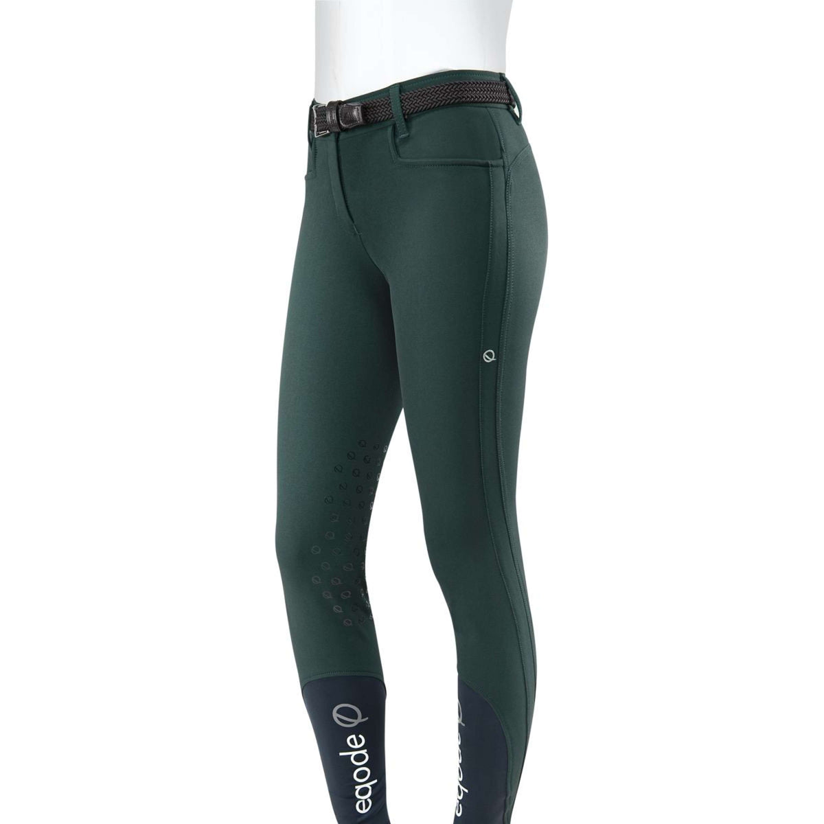 EQODE by Equiline Breeches Delma Knee Grip Green