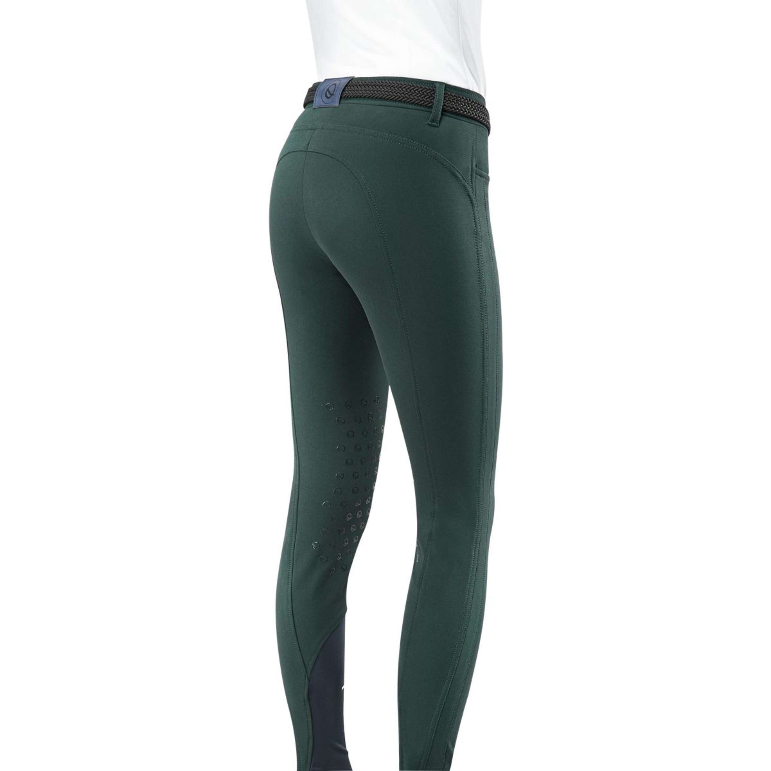 EQODE by Equiline Breeches Delma Knee Grip Green