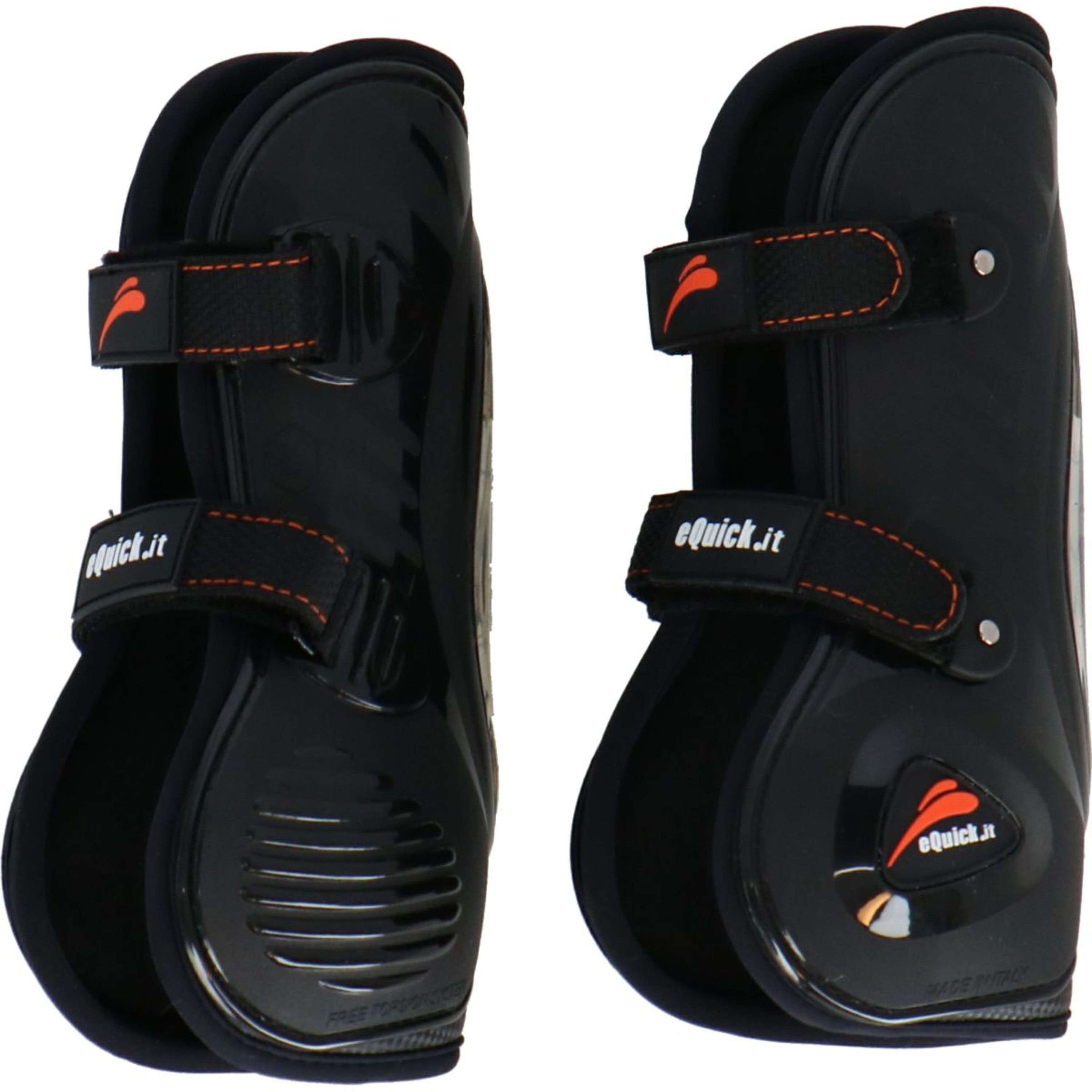 eQuick Tendon Boots eShock Front Legend Velcro Black