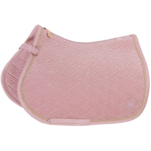 Eskadron Saddlepad Heritage Velvet General Purpose Pearl Rose