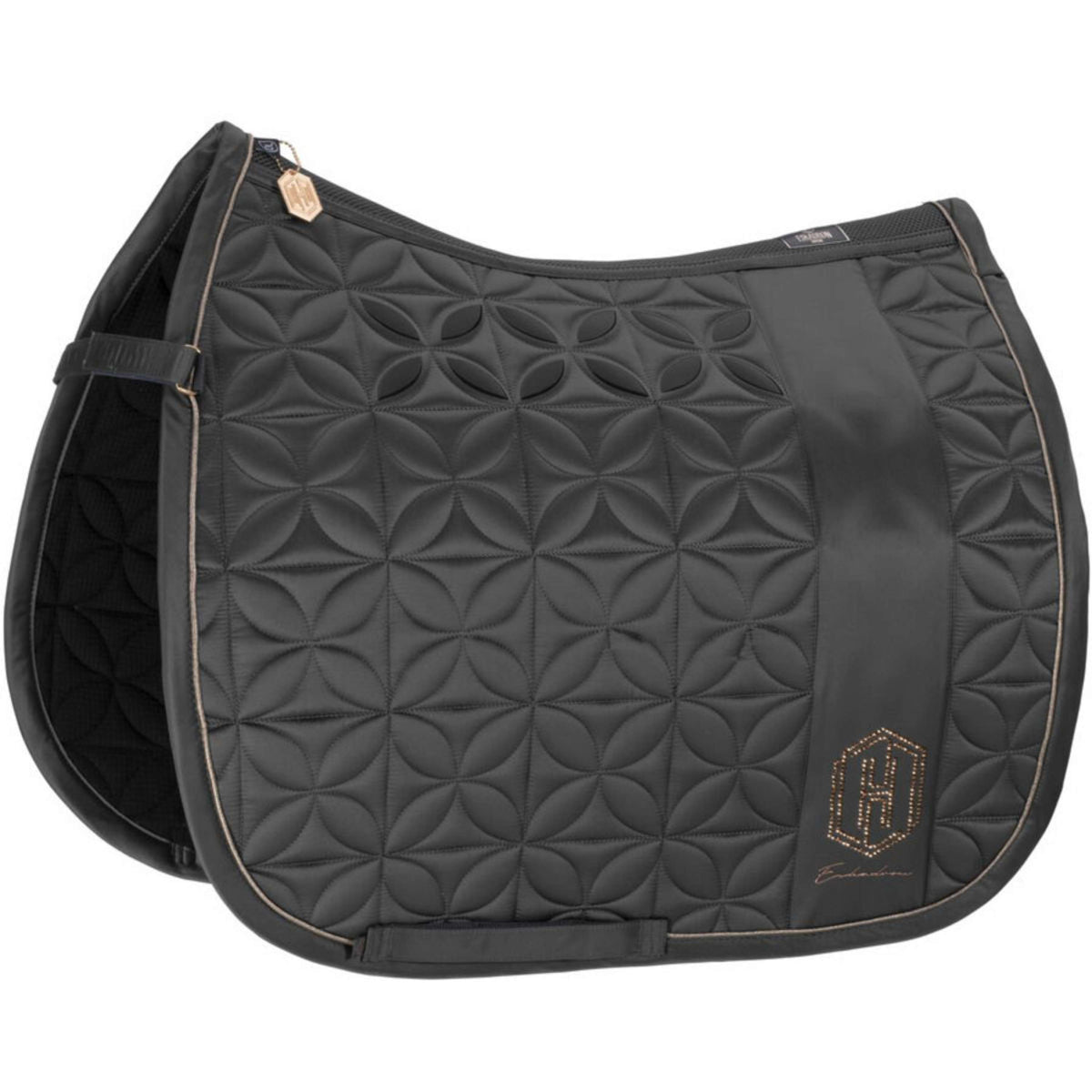 Eskadron Saddlepad Heritage Mattgloss Big Square Dressage Basalt