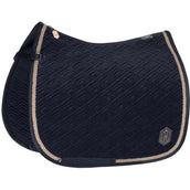 Eskadron Saddlepad Heritage Velvet Dressage Navy