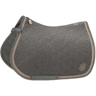 Eskadron Saddlepad Heritage Velvet General Purpose Earl Grey