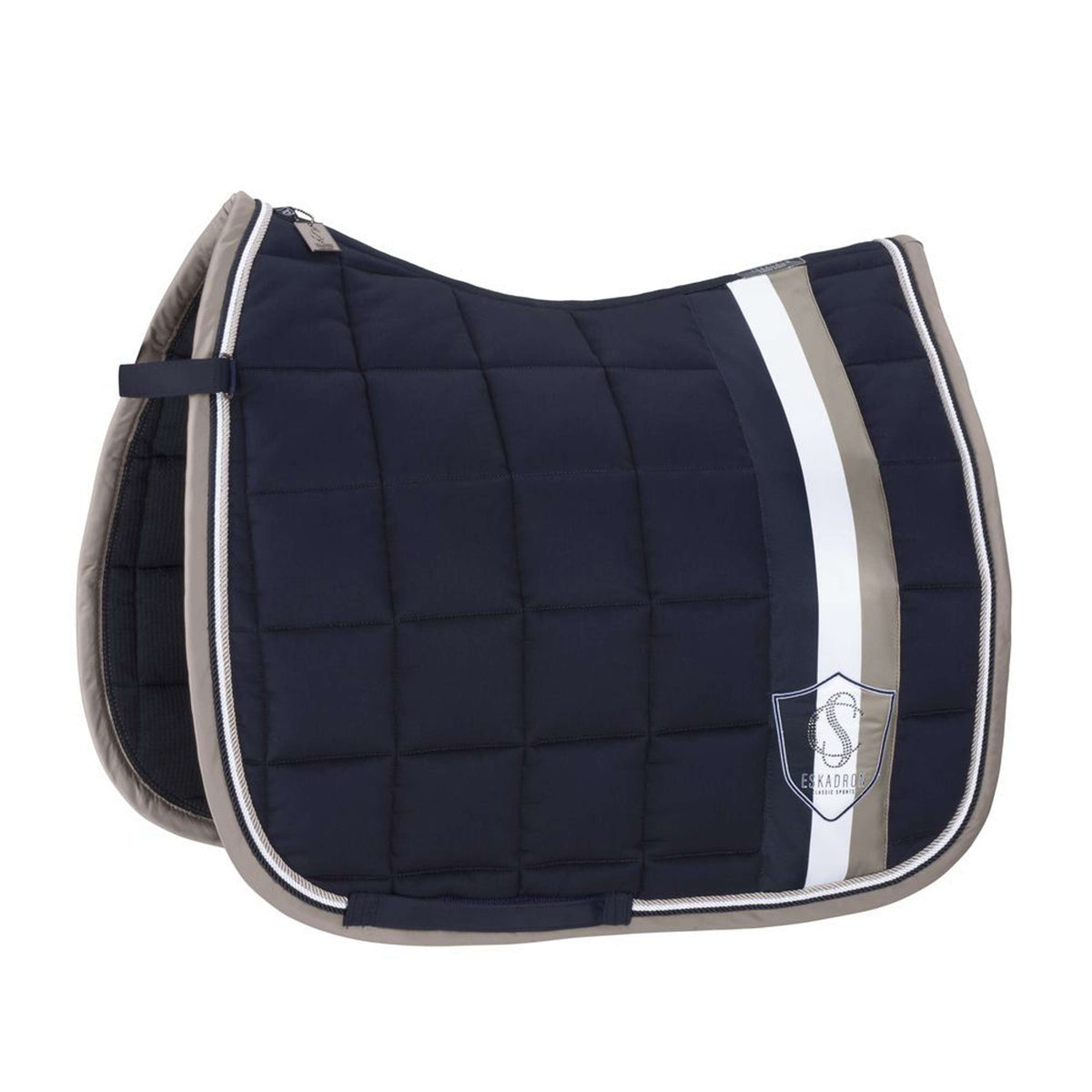 Eskadron Saddlepad Classic Sports Big Square Cotton Dressage Navy