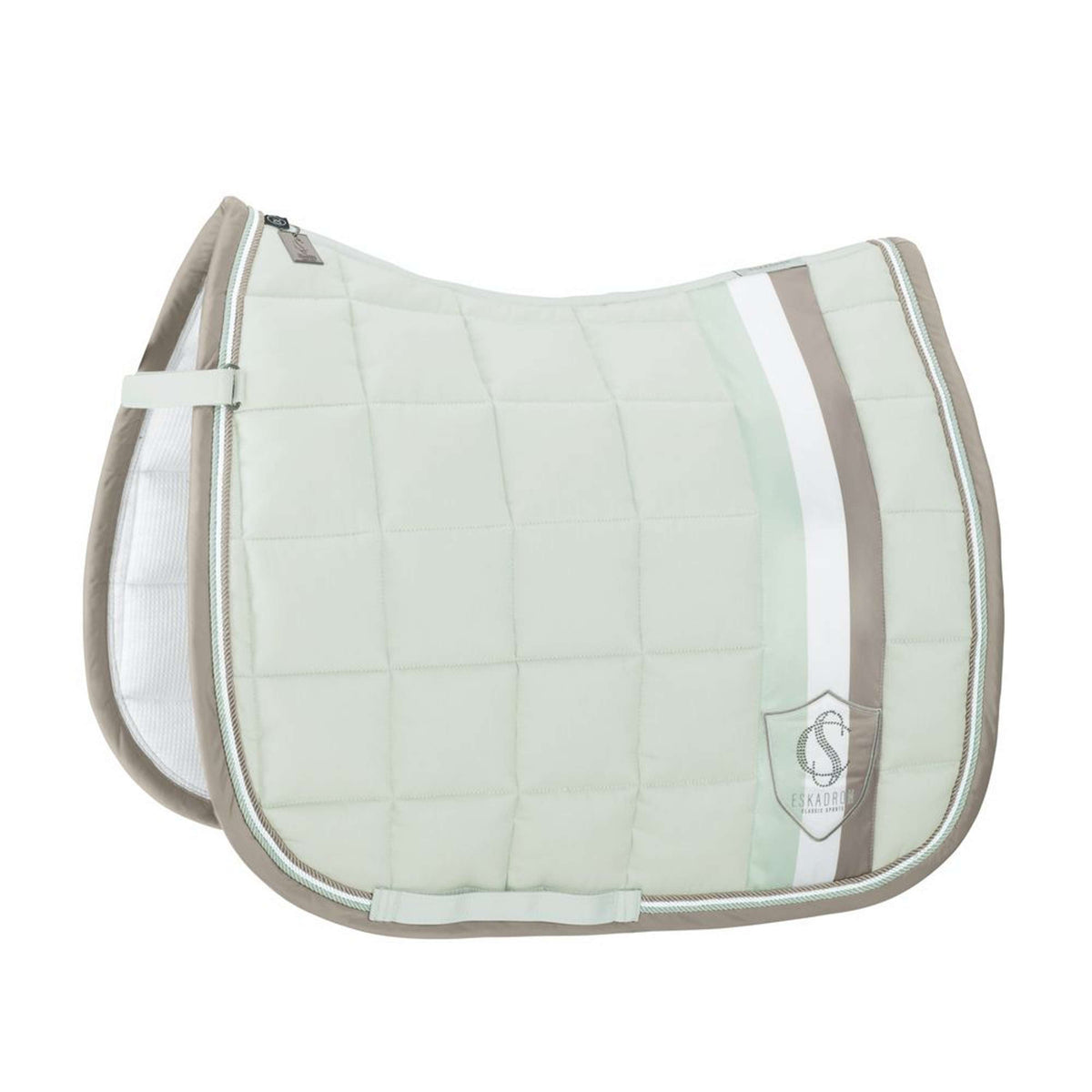 Eskadron Saddlepad Classic Sports Big Square Cotton Dressage Powder Green