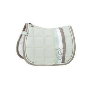 Eskadron Saddlepad Classic Sports Big Square Cotton Shetty Powder Green