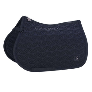 Eskadron Saddlepad Classic Sports Sparkle Floral General Purpose Navy