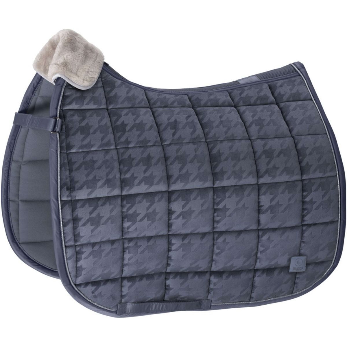 Eskadron Saddlepad Velvet Stamp Dressage Dove Blue