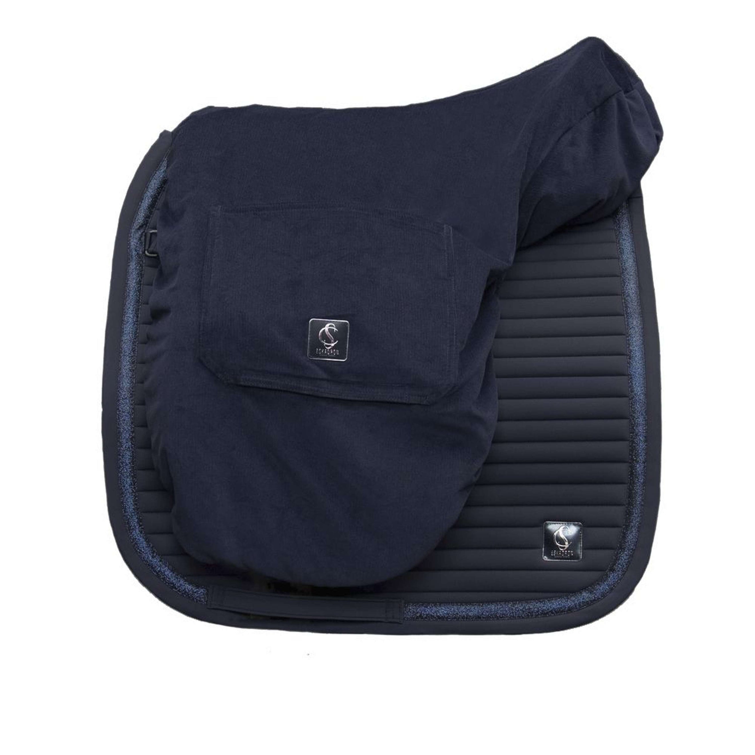 Eskadron Saddle Cover Classic Sports Cord Navy