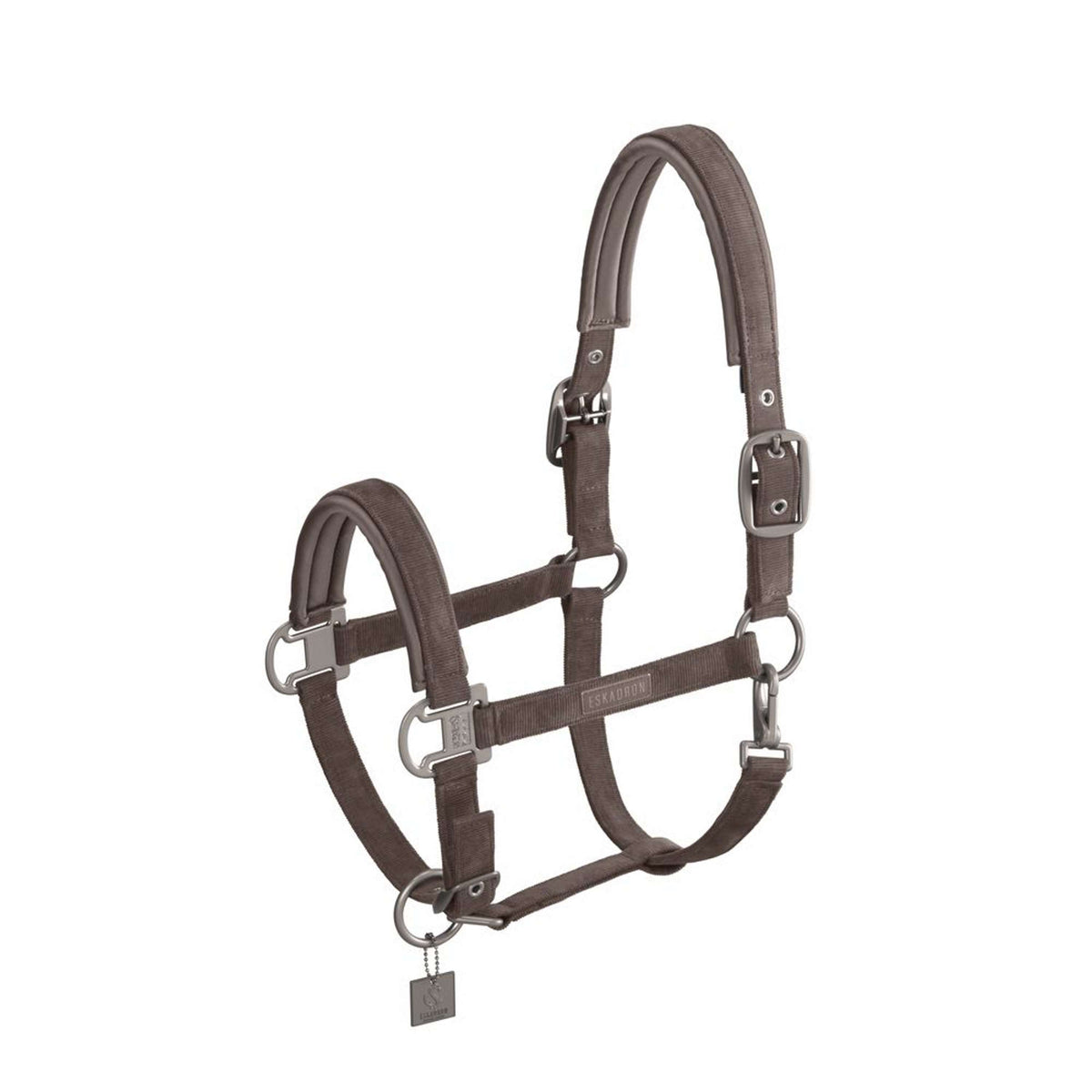 Eskadron Halter Classic Sports Cord Double Pin Smoke Taupe