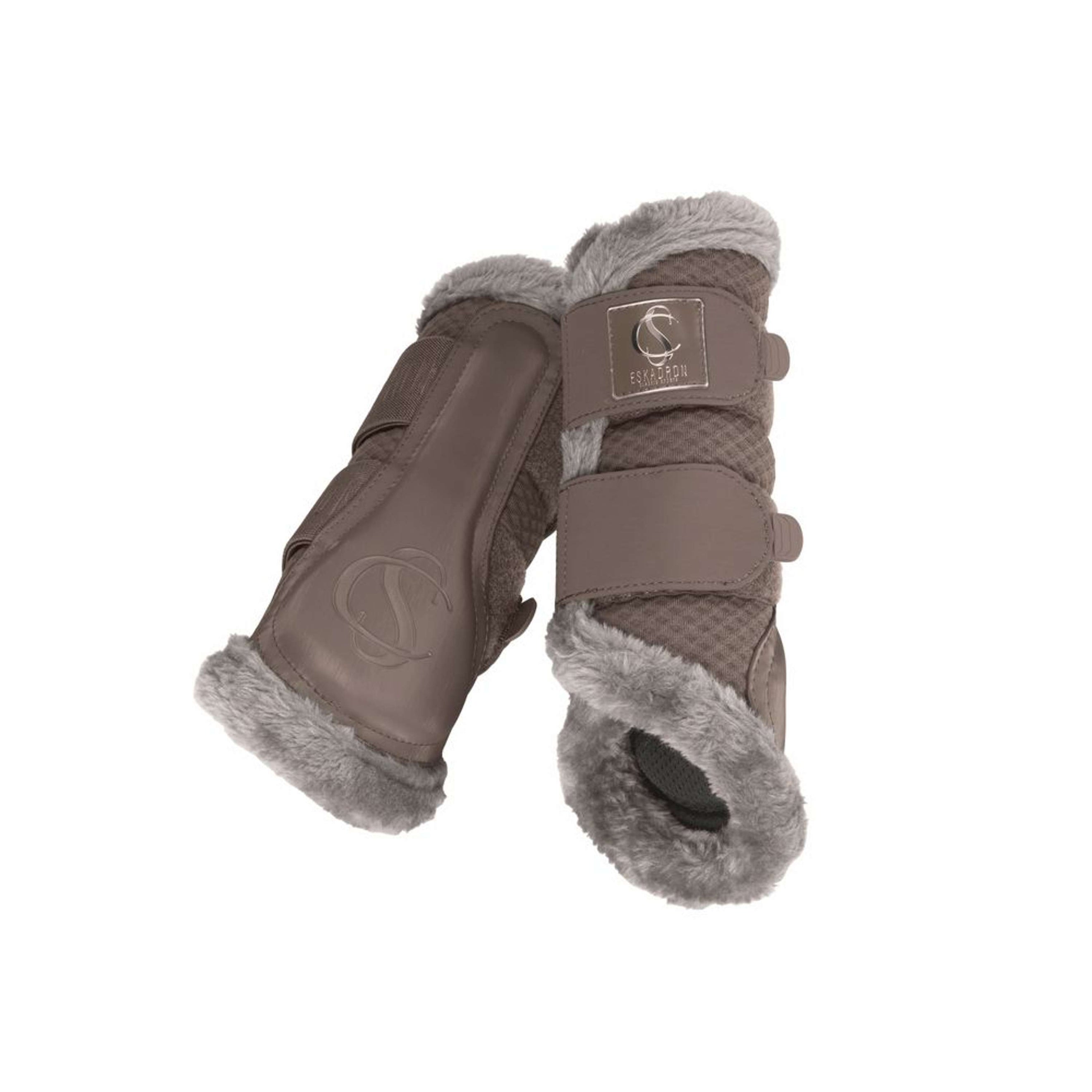 Eskadron Dressage Boots Classic Sports Mesh Fauxfur Smoke Taupe