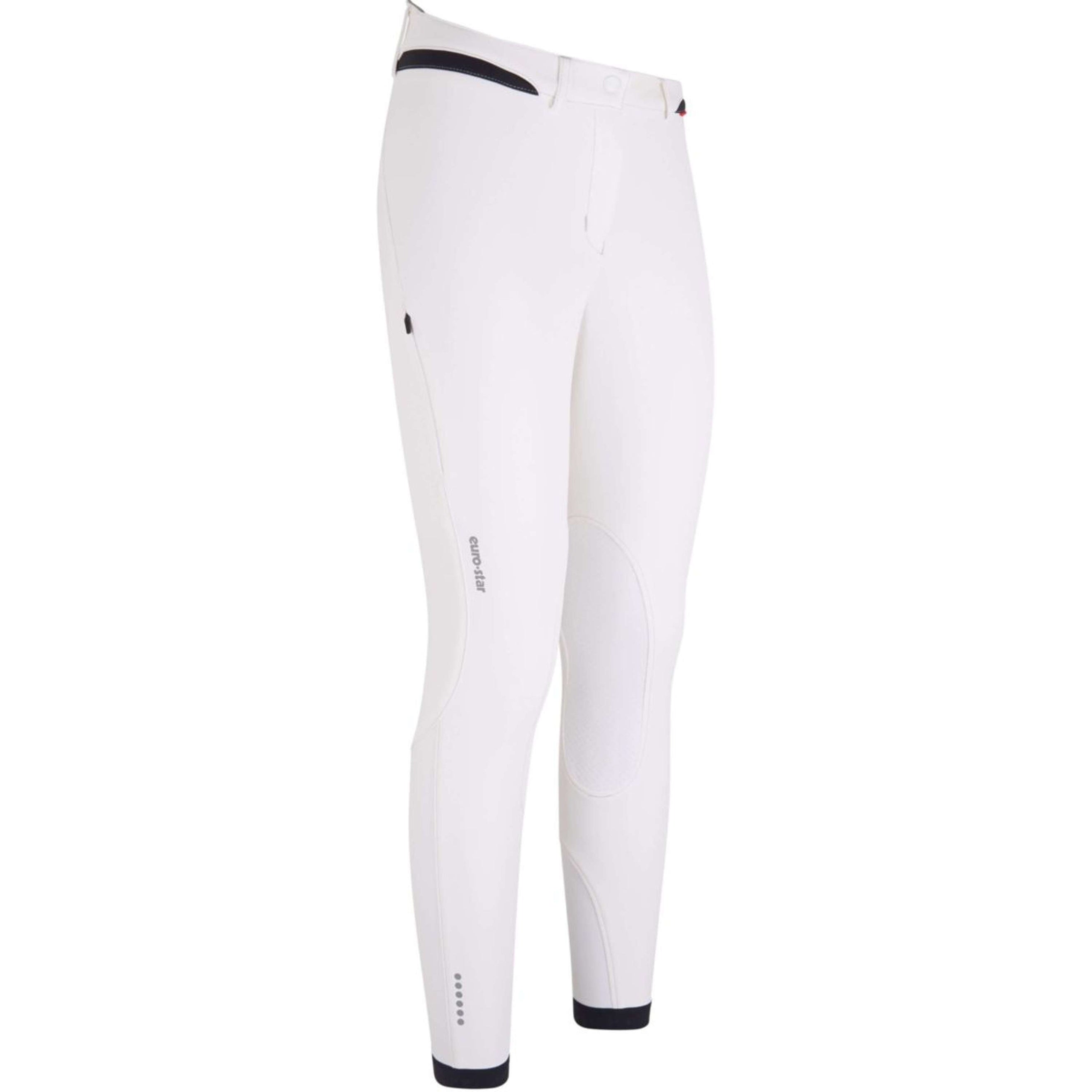 Euro-star Breeches ES-Equitation Queen Knee Grip White