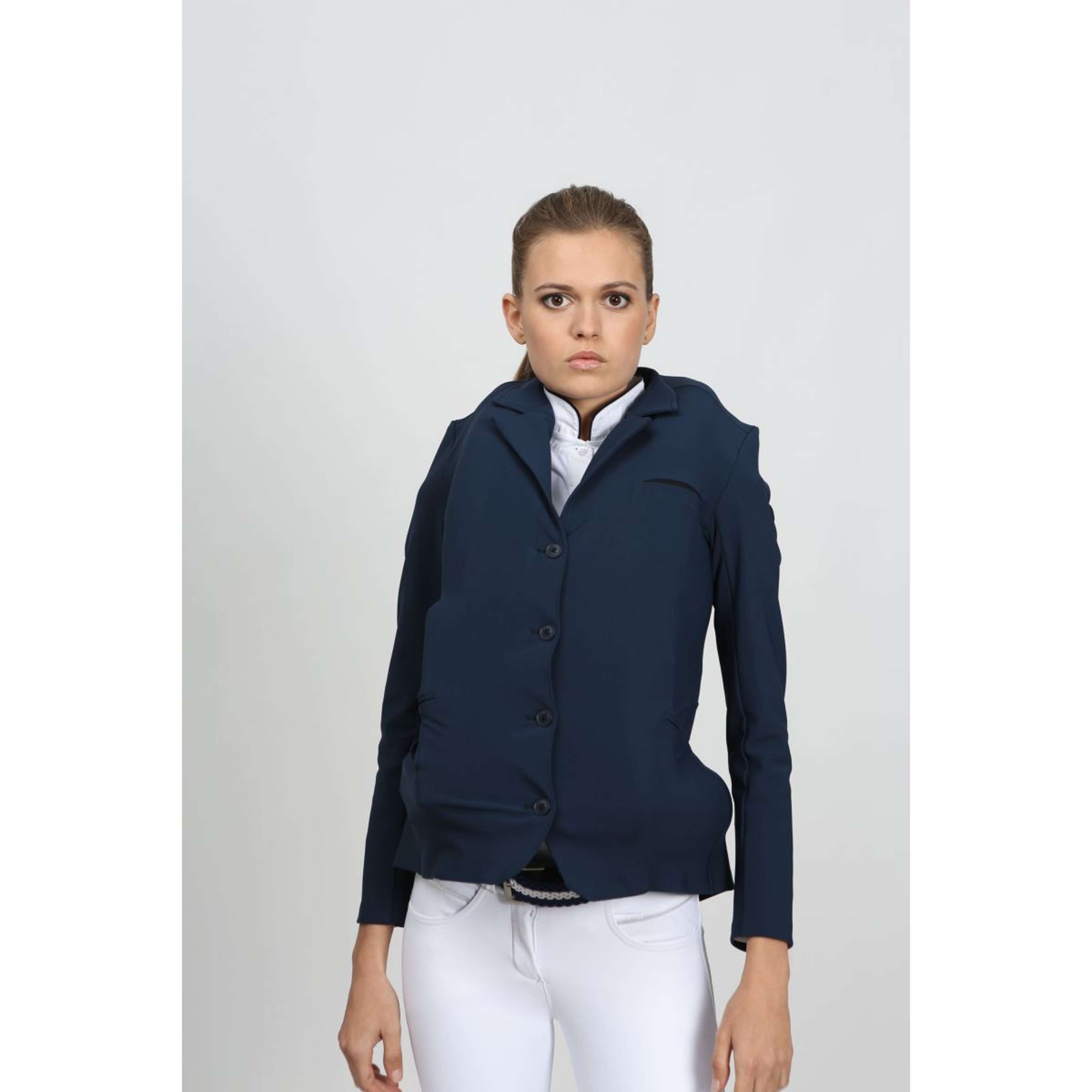 Oscar & Gabrielle Competition Coat Jade ZF Blue Storm