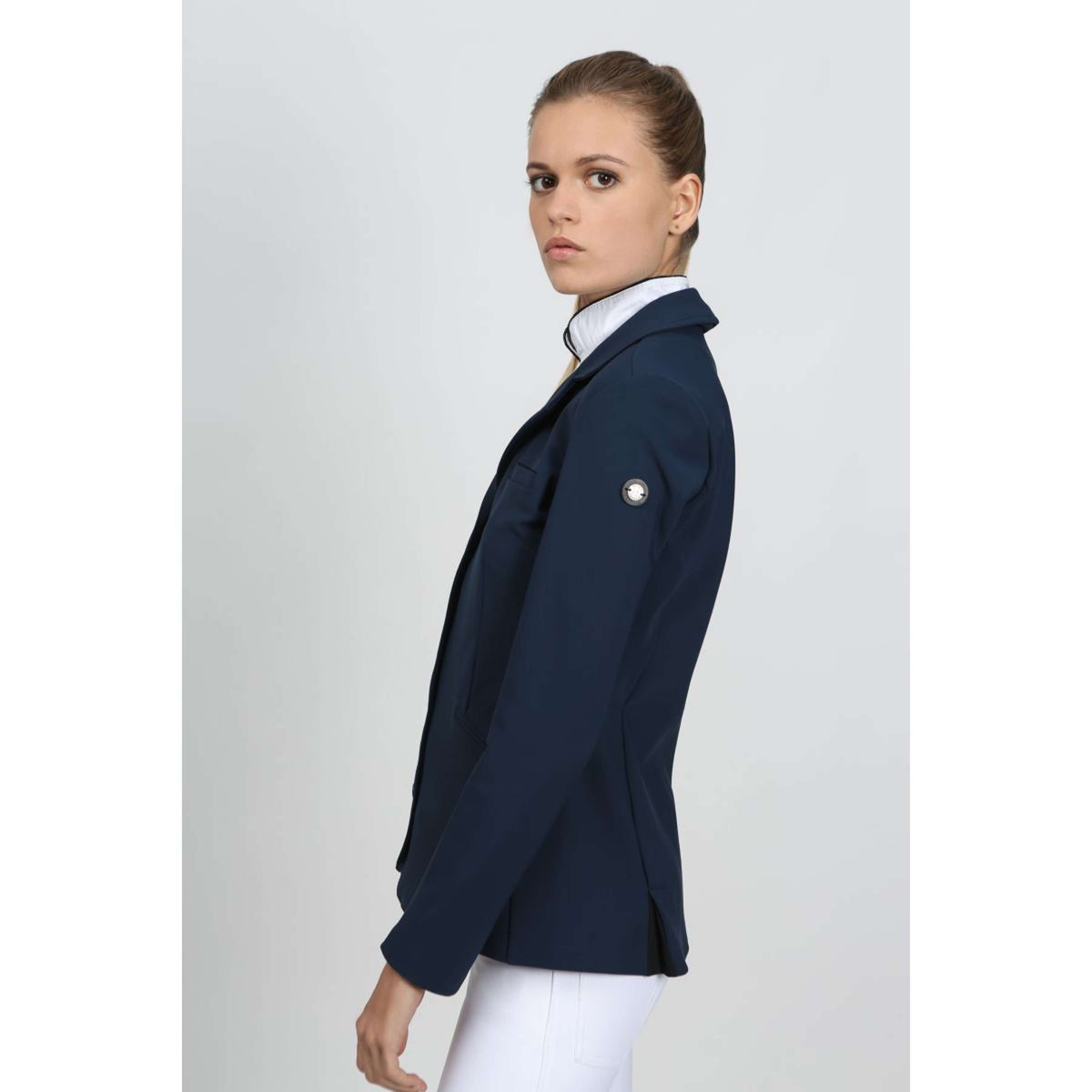 Oscar & Gabrielle Competition Coat Jade ZF Blue Storm